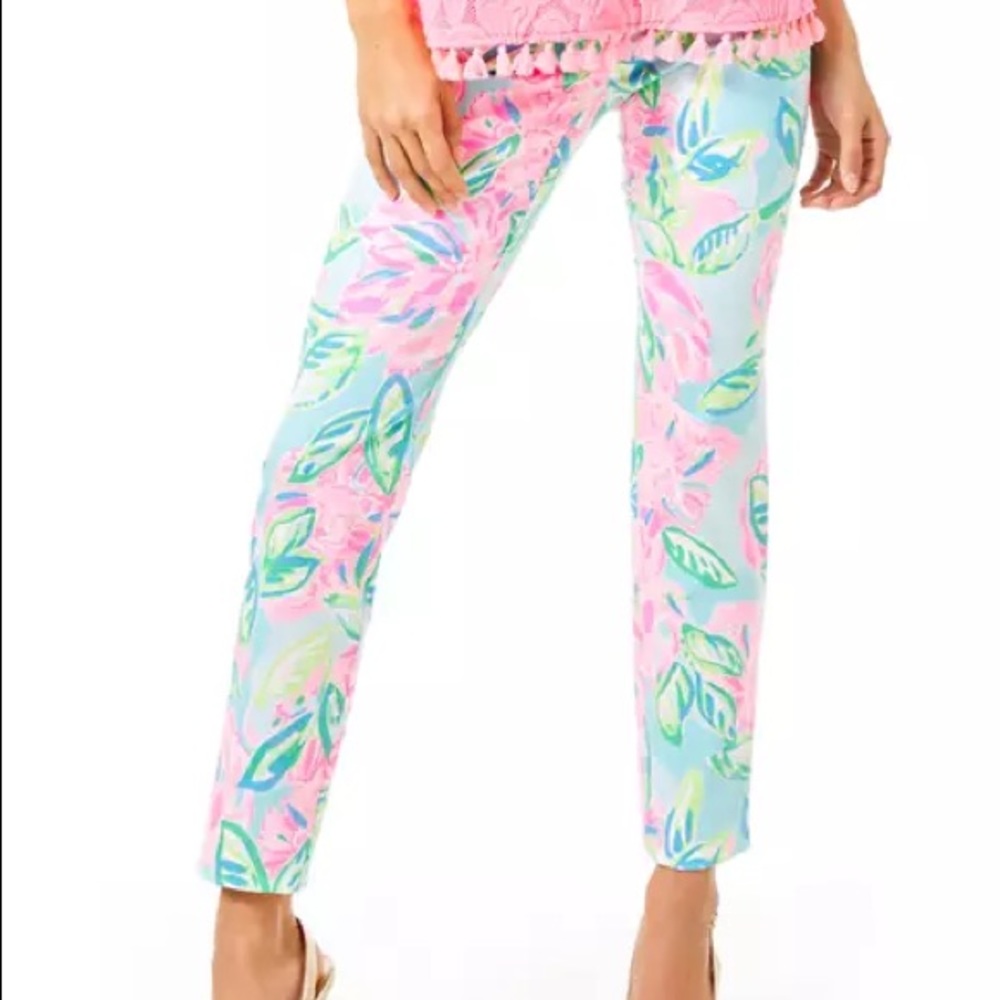 NWT Lilly Pulitzer Kelly High Rise Skinny ankle pant, size 2
